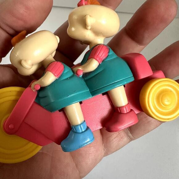 Vintage Burger King Kids Club Rugrats Phil Lil Shooter Toy 1998 Pullback Racer - Picture 6 of 10